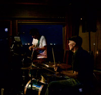 photo of Yuji Tojo and Drummer James Norris Live at Crows nest